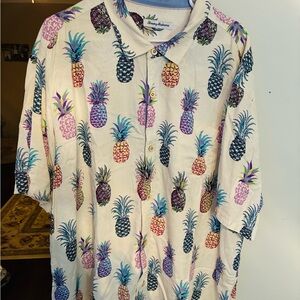 Tommy Bahama Multicolor Pineapple Print Shirt